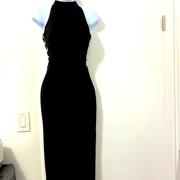 Beautiful Long Black Evening Dress Size3 Juniors NWT NEW - Picture 2 of 10